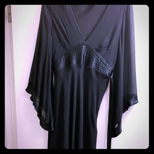 Black elegant evening gown